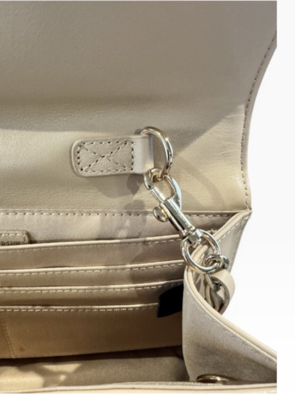 St John Handbag Tweed & Tan Leather Crossbody or Clutch - Picture 11 of 13